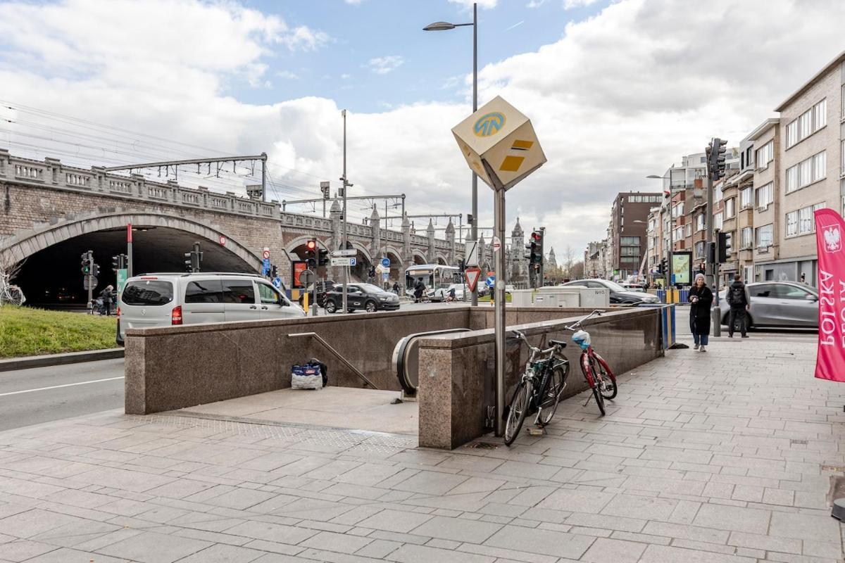 Cosy Appartement Met Tuin In Centrum Antwerpen Gratis Parking Free Parking! Buitenkant foto