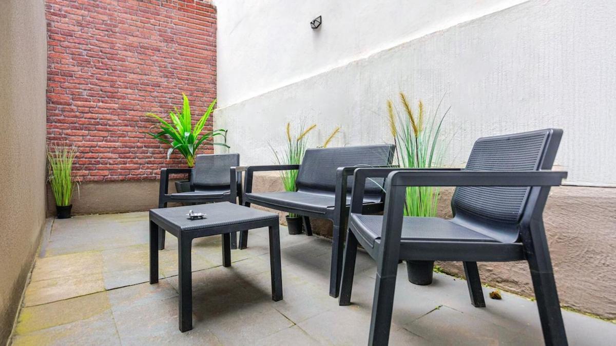 Cosy Appartement Met Tuin In Centrum Antwerpen Gratis Parking Free Parking! Buitenkant foto